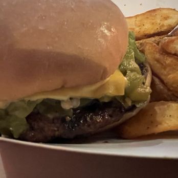 Sparkys BBQ and Espresso - Green burger - Burgers Near Me - Hatch, New Mexico Sparkys BBQ and Espresso - Green burger - Burgers Near Me - Hatch, New Mexico