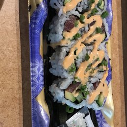 Sushi from the cafe. Very good! Sushi from the cafe. Very good!