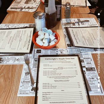 Cartwright's Maple Tree Inn - Menus - Breakfast & Brunch Near Me - Angelica, New York