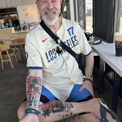 Timeless Tattoo & Piercing Los Angeles - Me next day showing off my Connor work
