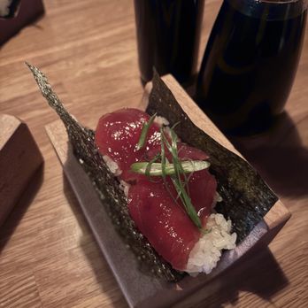 Yonsei Handrolls - zuke maguro - Japanese Near Me - Oakland, California Yonsei Handrolls - zuke maguro - Japanese Near Me - Oakland, California