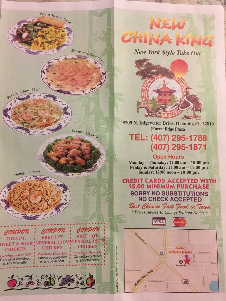 New China King - 16 Photos 22 Reviews - Chinese - 5709 Edgewater Dr Orlando Fl United States - Restaurant Reviews - Phone Number - Menu - Yelp New China King - 16 Photos 22 Reviews - Chinese - 5709 Edgewater Dr Orlando Fl United States - Restaurant Reviews - Phone Number - Menu - Yelp