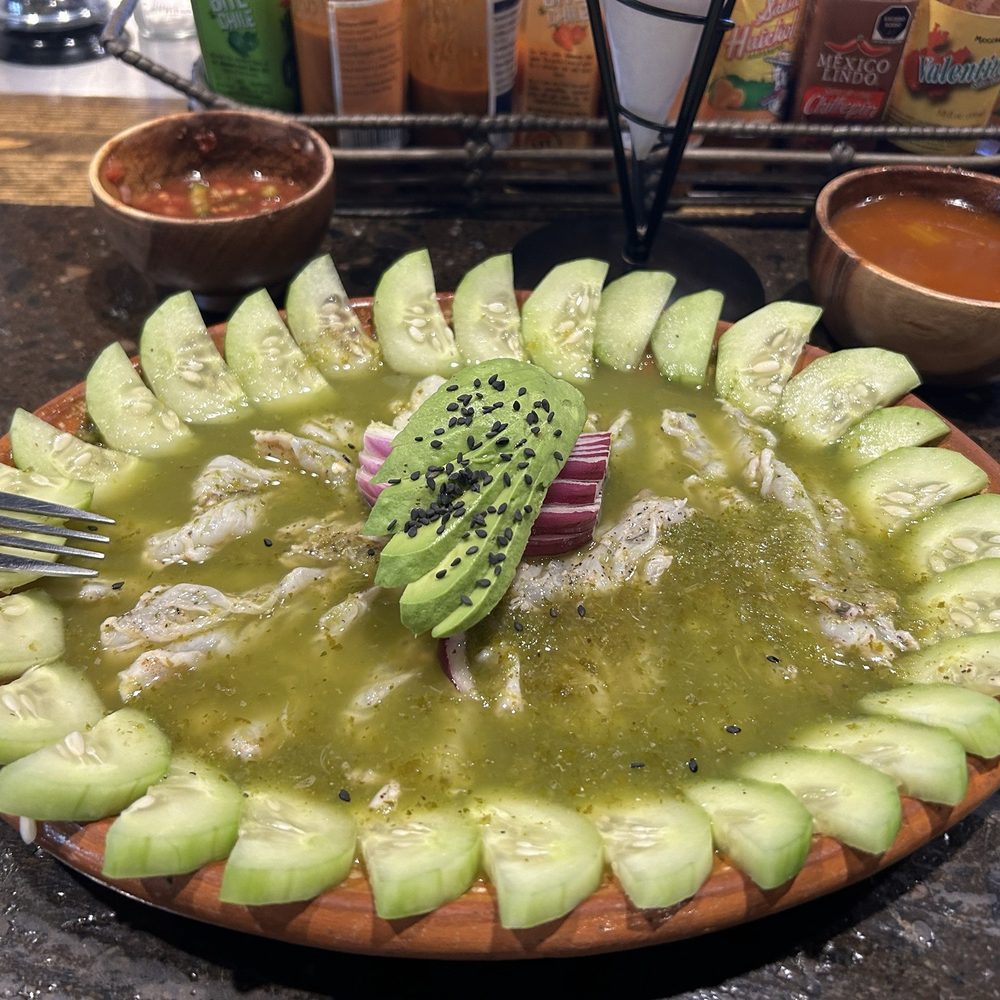 Mariscos El Buchon - Shrimp ceviche with salsa verde - Seafood Near Me - Carlsbad, New Mexico Mariscos El Buchon - Shrimp ceviche with salsa verde - Seafood Near Me - Carlsbad, New Mexico