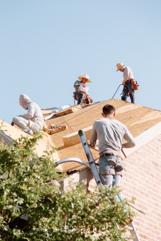 Slide of Firefighter Roofing