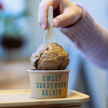 Sweet Surrender Gelato - Hong Kong Milk Tea Gelato (2 scoops) - Desserts Near Me - Richmond, British Columbia Sweet Surrender Gelato - Hong Kong Milk Tea Gelato (2 scoops) - Desserts Near Me - Richmond, British Columbia