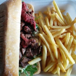Irish Village Markets - Spencer Dock - Steak and cheese sandwich