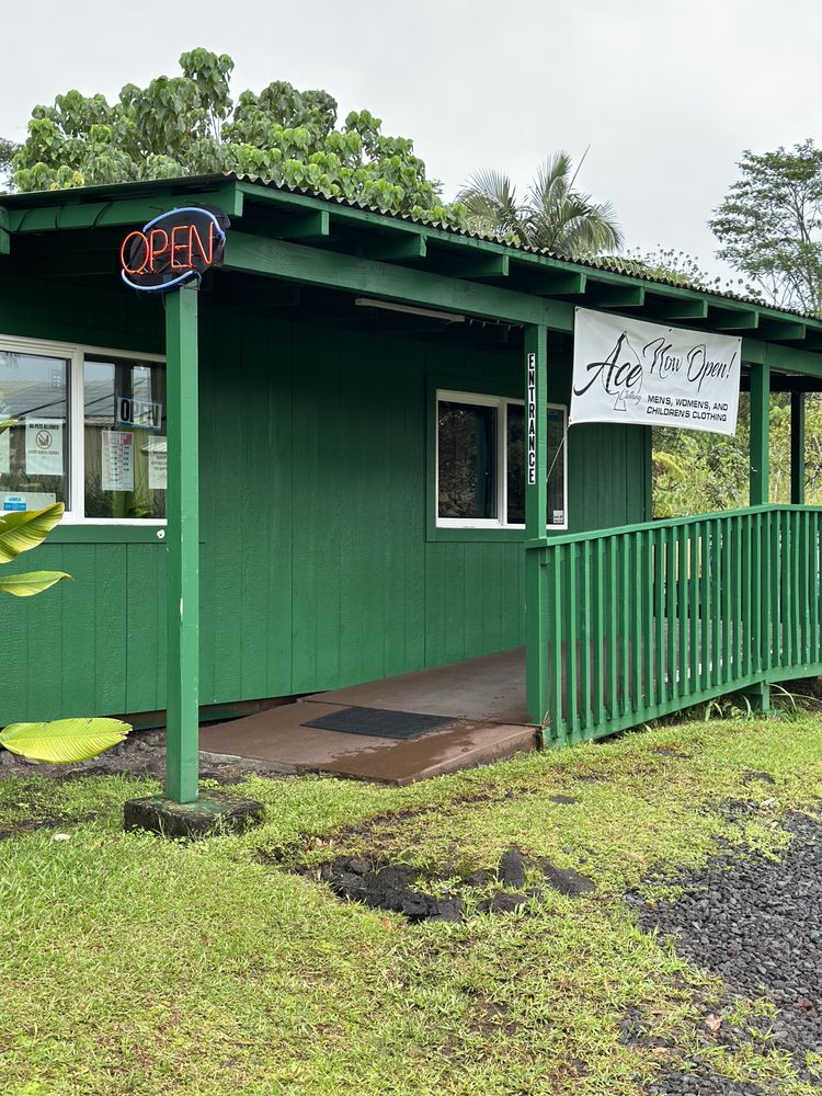 ACE CLOTHING Updated September 2024 152885 Pahoa Village Rd, Pāhoa