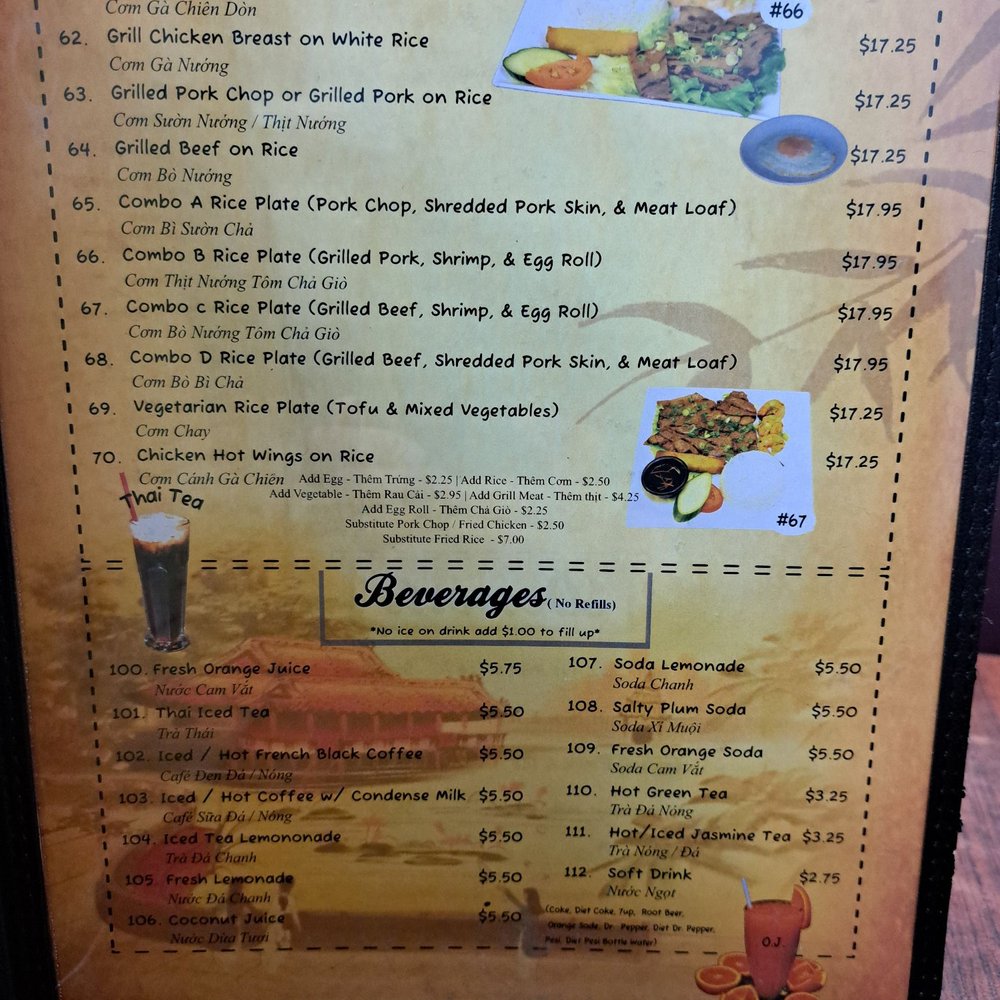 Phở Hằng Restaurant - Rice Plate and Beverages menu as of 1/5/225 - Vietnamese Near Me - Roseville, California Phở Hằng Restaurant - Rice Plate and Beverages menu as of 1/5/225 - Vietnamese Near Me - Roseville, California