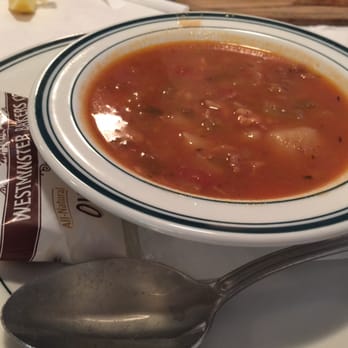 Daily Grill - Manhattan clam chowder - American Near Me - Burbank, California Daily Grill - Manhattan clam chowder - American Near Me - Burbank, California