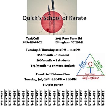 Quick School of Karate - Karate Near Me - Florence, South Carolina Quick School of Karate - Karate Near Me - Florence, South Carolina