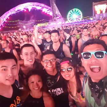 Electric Daisy Carnival - Having a great time with friends! Crowd is huge! - Festivals Near Me - Clark, Nevada