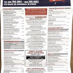 Riverside Diner - Menu