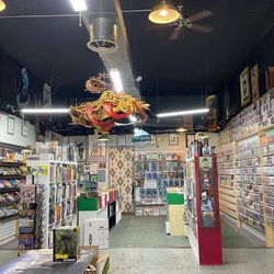 Good selection of comics and also a large selection of games, funko characters, Magic supplies, etc!
