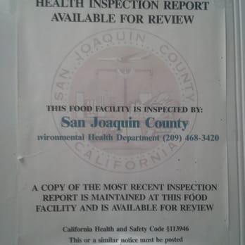 A J Market - Health Inspection Report Available For Review - Grocery Near Me - Stockton, California