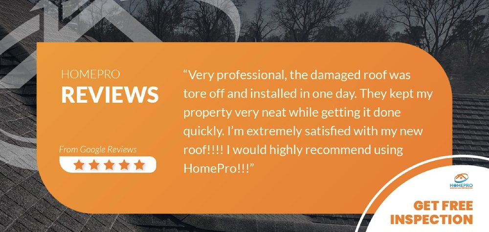 Slide of Homepro Roofing and Restoration