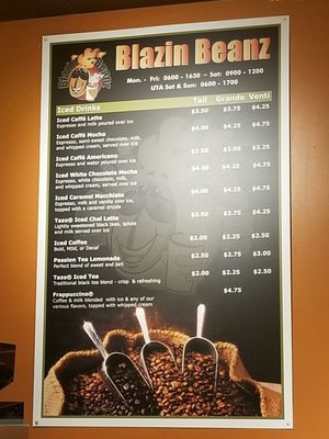 Menu photo 1 Blazin' Beanz Homestead, FL