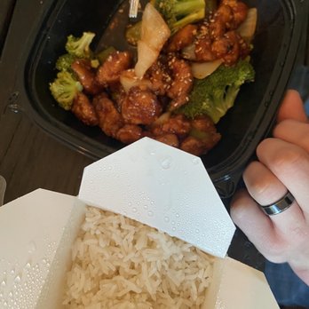 P.F. Chang's - White rice & Orange Chicken Bowl - Chinese Near Me - Eugene, Oregon