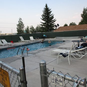 Buffalo KOA - sparkling pool - RV Parks Near Me - Buffalo, Wyoming