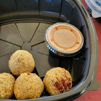 SoLou - Boudin balls - New American Near Me - Baton Rouge, Louisiana SoLou - Boudin balls - New American Near Me - Baton Rouge, Louisiana