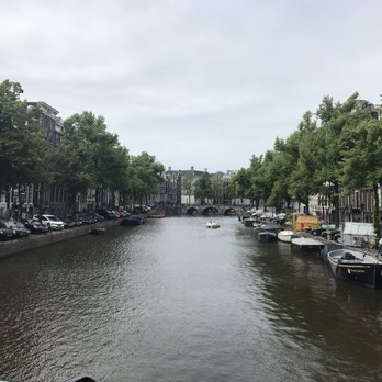 Herengracht Restaurant & Bar - Canal right outside the restaurant - French Near Me - Amsterdam, New Hampshire