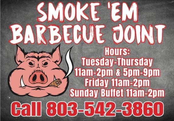 SMOKE ‘EM BARBECUE JOINT - 1713 Bridge St, Saint Matthews, South ...