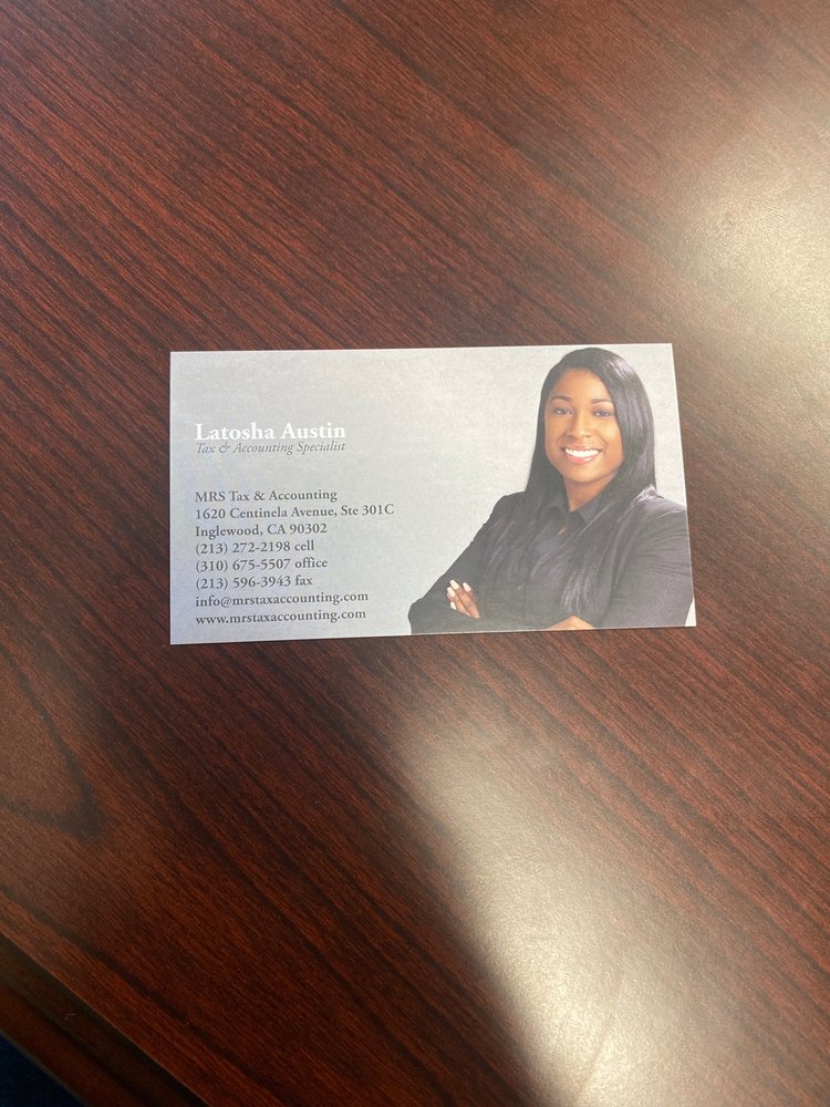 MRS TAX ACCOUNTING SERVICES Tax Services 1620 Centinela Ave