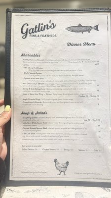 Menu photo 4 Gatlin's Fins & Feathers Houston, TX