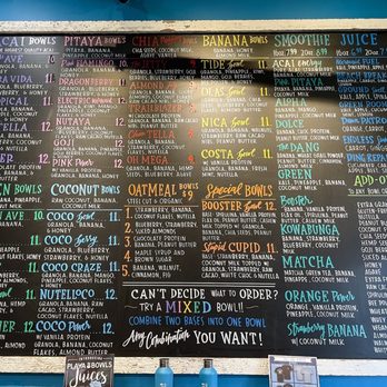 Playa Bowls - Menu (oct. 2022) - Acai Bowls Near Me - Florham Park, New Jersey Playa Bowls - Menu (oct. 2022) - Acai Bowls Near Me - Florham Park, New Jersey
