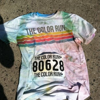 The Color Run - Aftermath of my t shirt - Races & Competitions Near Me