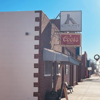 Stone Post Grill & Bar - Front entrance - Bars Near Me - La Crosse, Kansas Stone Post Grill & Bar - Front entrance - Bars Near Me - La Crosse, Kansas