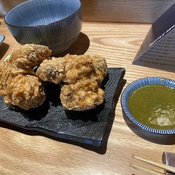 Hiyakawa - Twice fried chicken wings with yuzu kosho - Japanese Near Me - Miami, Florida Hiyakawa - Twice fried chicken wings with yuzu kosho - Japanese Near Me - Miami, Florida