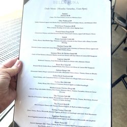 Bistro Bella Luna - Menu