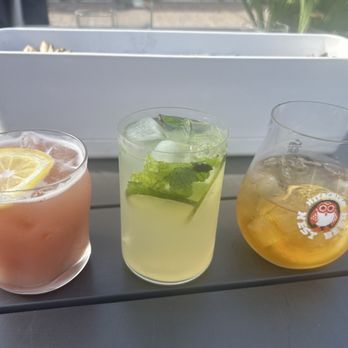koko japanese pub - L to R: Strawberries & Cream, Mojito, Whiskey Highball - Japanese Near Me - Cocoa Beach, Florida koko japanese pub - L to R: Strawberries & Cream, Mojito, Whiskey Highball - Japanese Near Me - Cocoa Beach, Florida