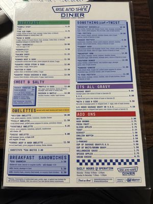 Menu photo 6 Rise & Shine Diner Ashland, VA Menu photo 6 Rise & Shine Diner Ashland, VA