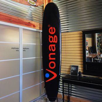 BoardLams - Promotional board for Vonage - Graphic Design Near Me - Costa Mesa, California