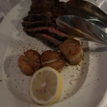 Ocean 48 - Bone-In Filet Mignon* ** with scallops - Seafood Near Me - Newport Beach, California Ocean 48 - Bone-In Filet Mignon* ** with scallops - Seafood Near Me - Newport Beach, California