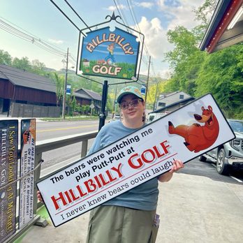Hillbilly Golf - My choice in signs for the end - Mini Golf Near Me - Gatlinburg, Tennessee Hillbilly Golf - My choice in signs for the end - Mini Golf Near Me - Gatlinburg, Tennessee
