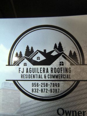 FJ Aguilera Roofing Logo
