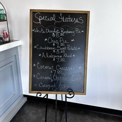 Specialty menu