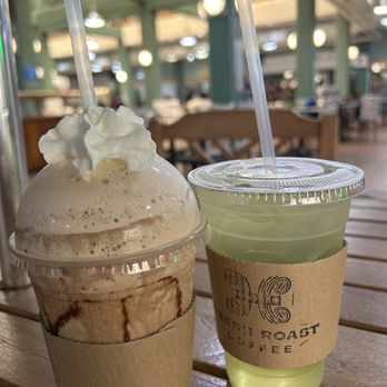 Hawaiian Fresh Roast - Kona freeze with whip and a green tea - Coffee & Tea Near Me - Honolulu, Hawaii Hawaiian Fresh Roast - Kona freeze with whip and a green tea - Coffee & Tea Near Me - Honolulu, Hawaii