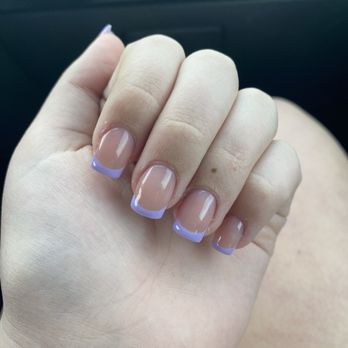 Luxy Nails Spa - Gel french tip - Nail Salons Near Me - Covington, Georgia