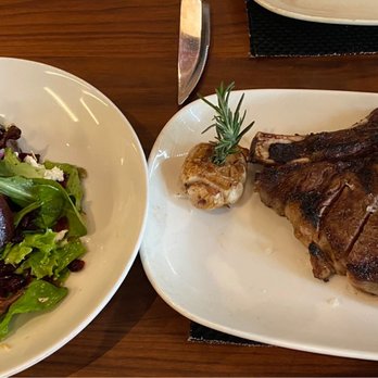 Old Brea Chop House - Salad and 20 ounces of steak, barely 12 ounces - Steakhouses Near Me - Brea, California Old Brea Chop House - Salad and 20 ounces of steak, barely 12 ounces - Steakhouses Near Me - Brea, California