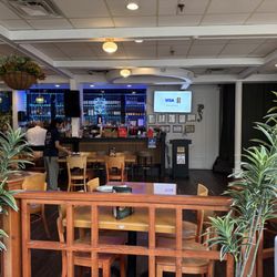 Large restaurant with spacious bar area