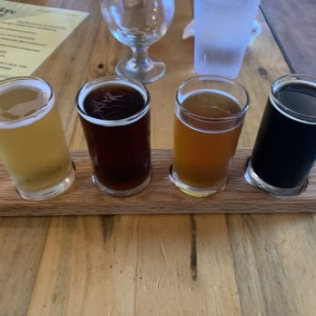 Backslope Brewing - Flight - Breweries Near Me - Columbia Falls, Montana Backslope Brewing - Flight - Breweries Near Me - Columbia Falls, Montana