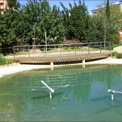 Mini lago en el parque de marxalenes