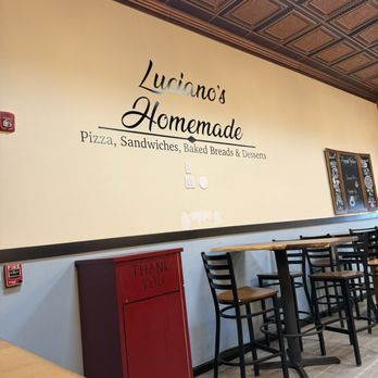 Lucianos Homemade - Just the sign so you knew which side you were on - Bakeries Near Me - Westwood, New Jersey Lucianos Homemade - Just the sign so you knew which side you were on - Bakeries Near Me - Westwood, New Jersey