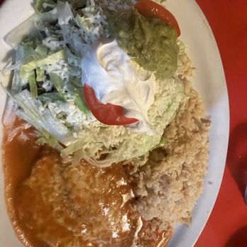 Angel's Rock House - Tostada and relleno - Mexican Near Me - Lakeport, California