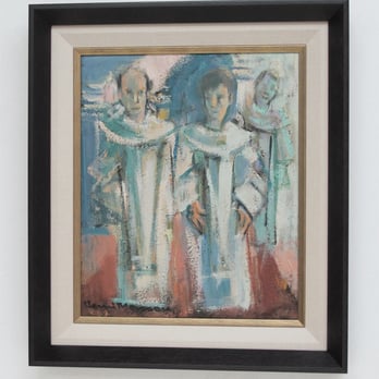 KENT Picture Framing - "Two Monks" - Henri Masson - Framing Near Me - Vancouver, British Columbia