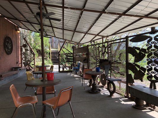 Photo of Wedge Brewing Company - Asheville, NC, US. Some serious folk art.