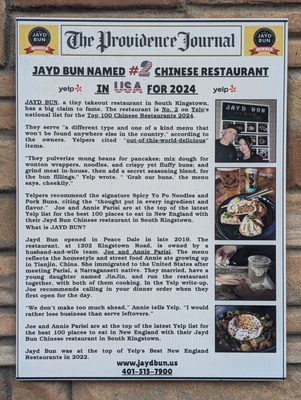 Menu photo 3 Jayd Bun South Kingstown, RI Menu photo 3 Jayd Bun South Kingstown, RI